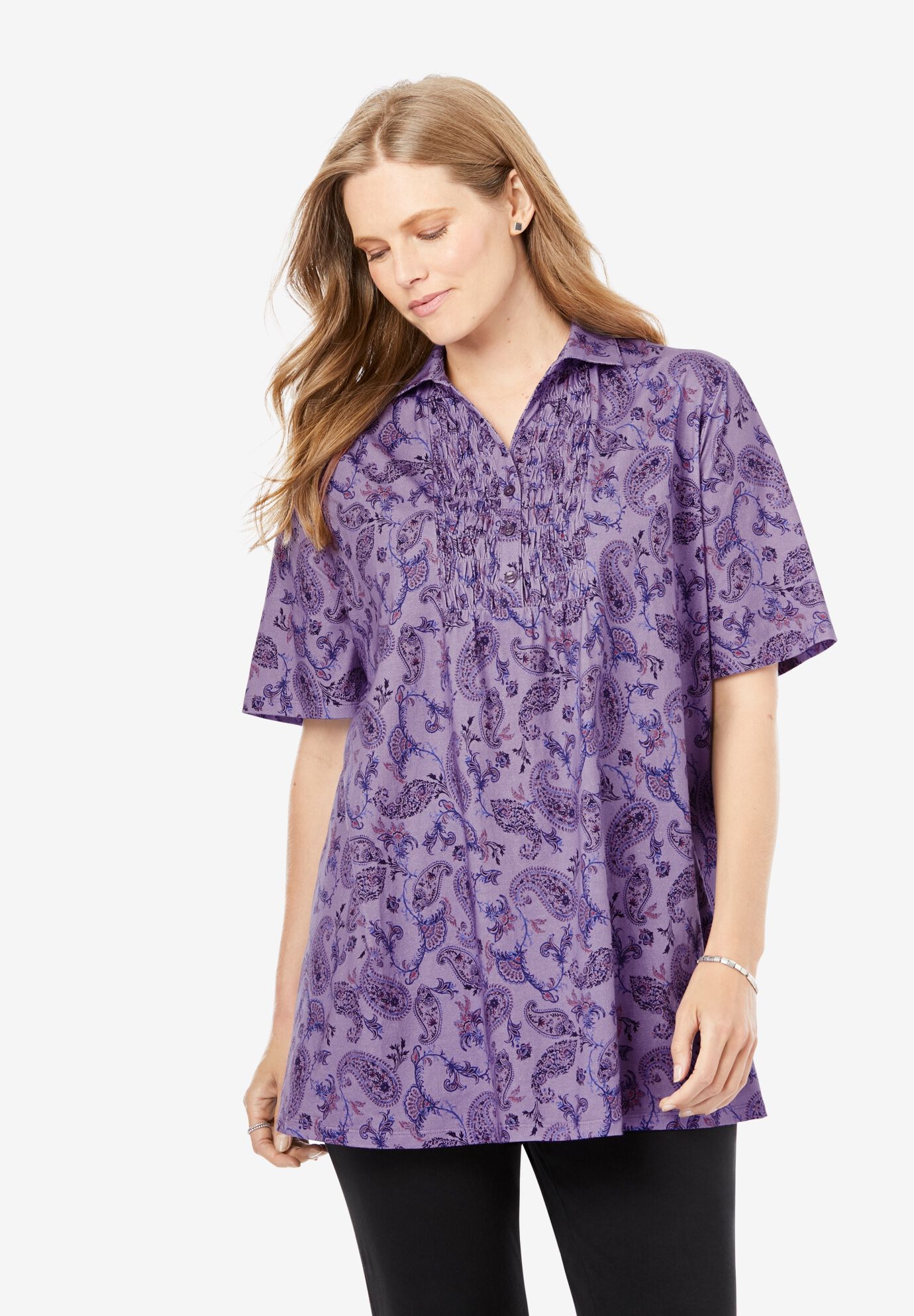 tunic polo shirt