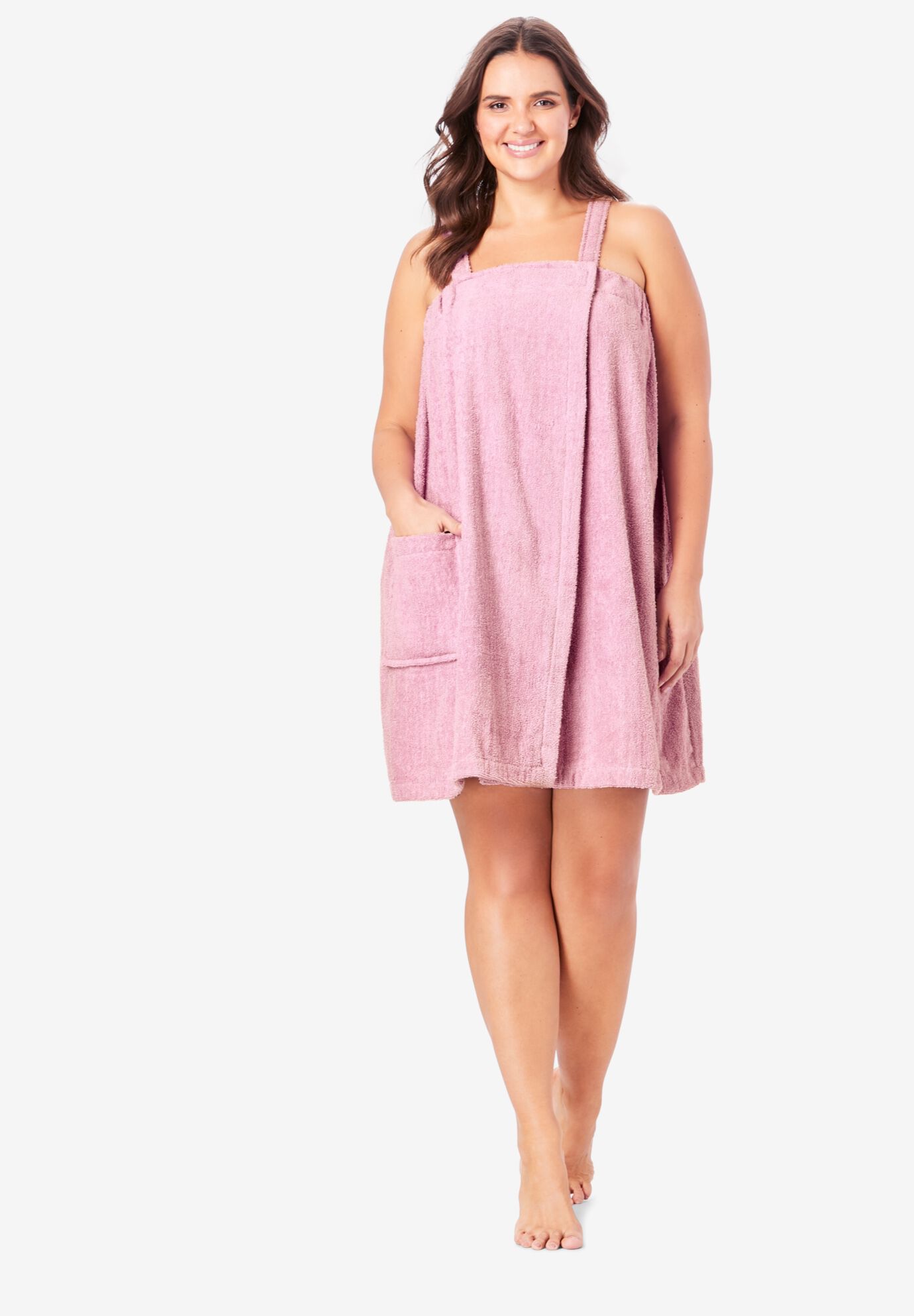 plus size towelling dressing gown