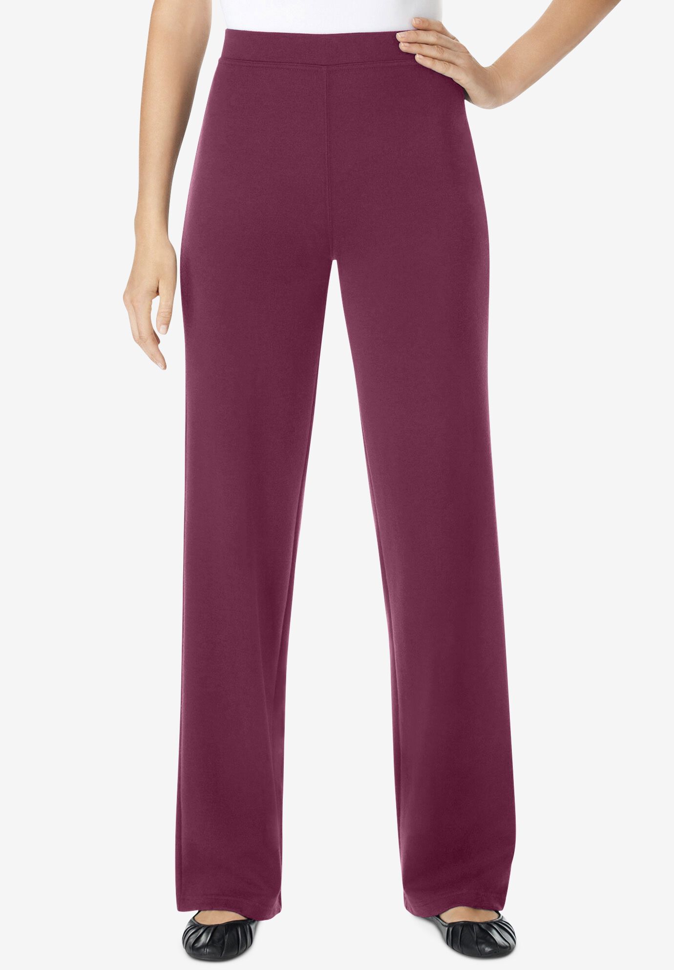 Woman within ponte pants
