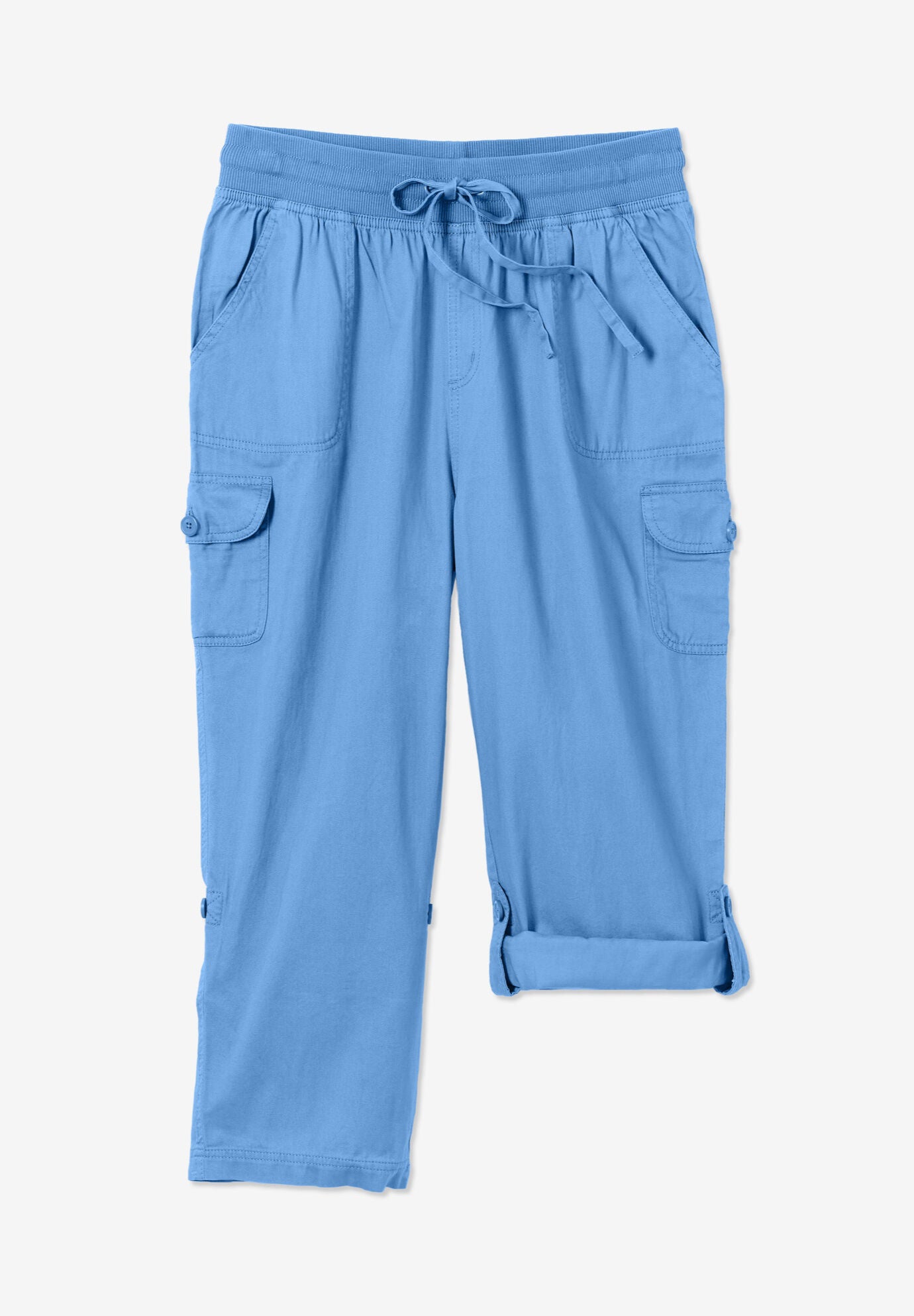 White cargo capri pants womens hotsell