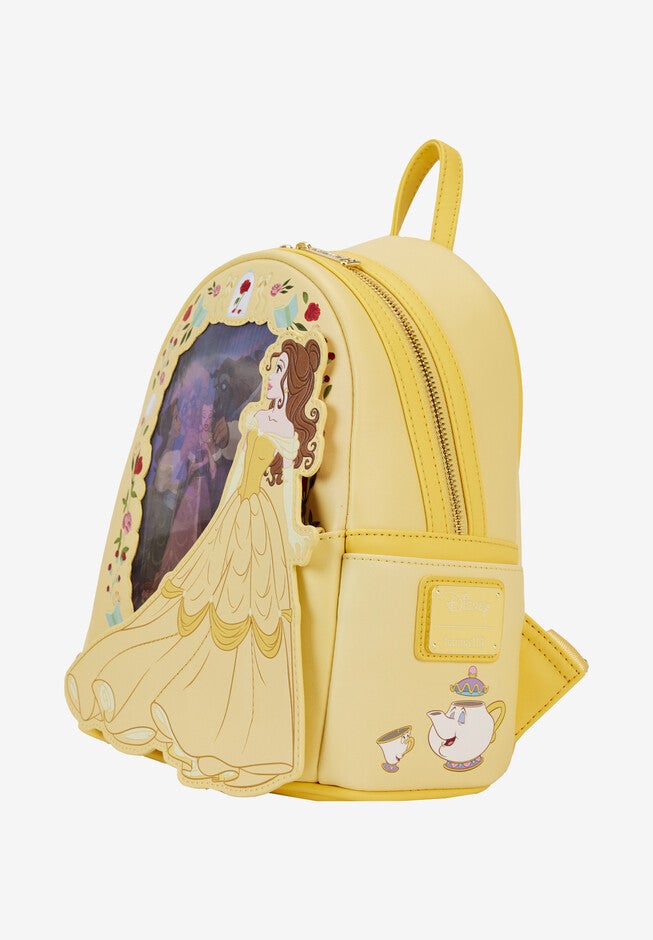 Loungefly X Disney Beauty And The Beast Belle Lenticular Backpack, , alternate image number null