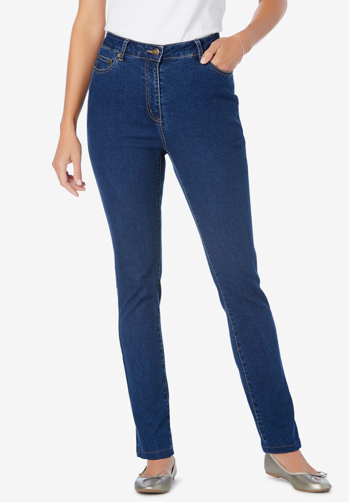 woman within skinny jeans