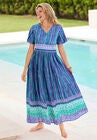 Long Crinkle Cotton Lounger, , alternate image number null
