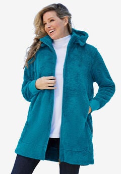 Fluffy Fleece Hoodie Jacket