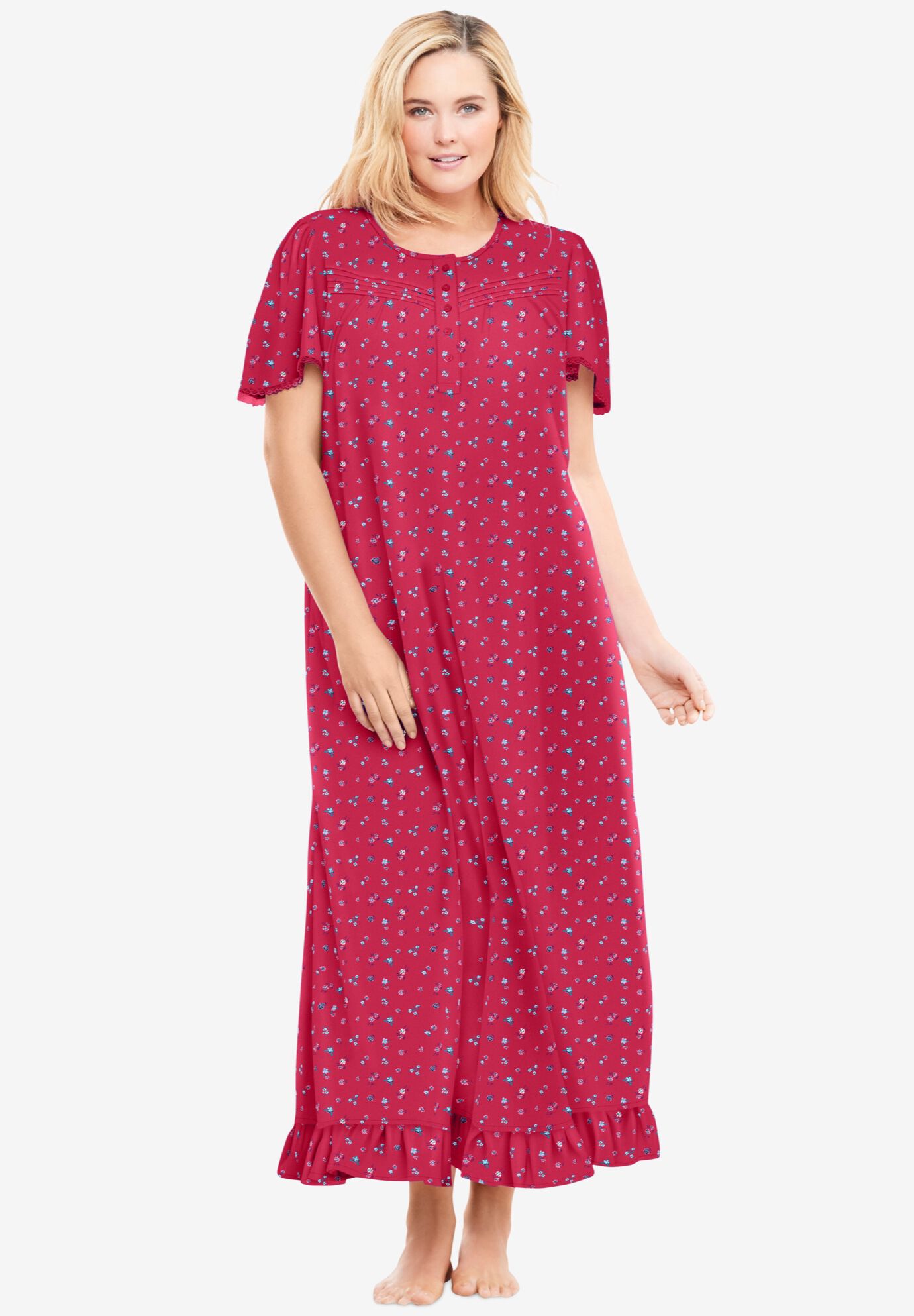 plus size womens sleepwear gowns