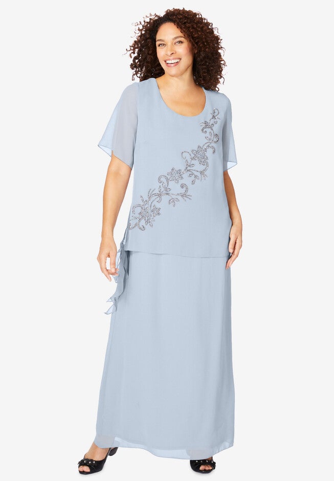 Popover Dress, PEARL GREY, hi-res image number null