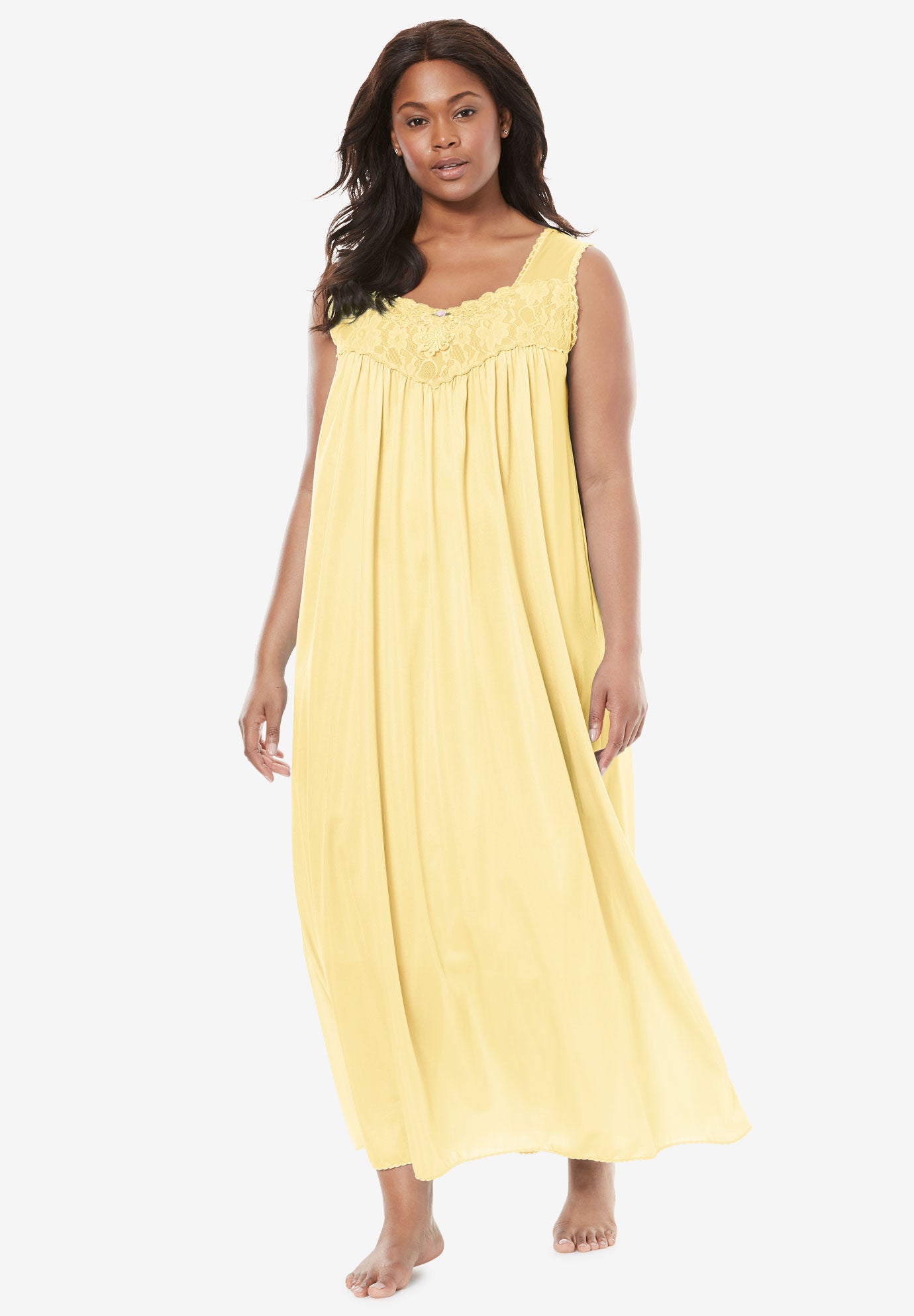 Long tricot nightgowns