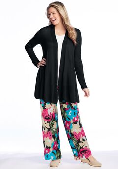 Pull-On Elastic Waist Soft Pants