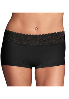 Cotton Dream® Boyshort With Lace