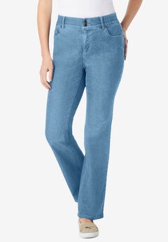 Secret Solutions™ Tummy Smoothing Bootcut Denim Jean
