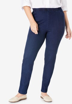 Straight Leg Fineline Denim Jean