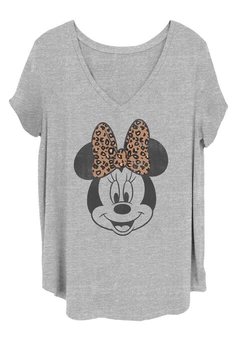 Modern Minnie Face Leopard, HEATHER GREY, hi-res image number null