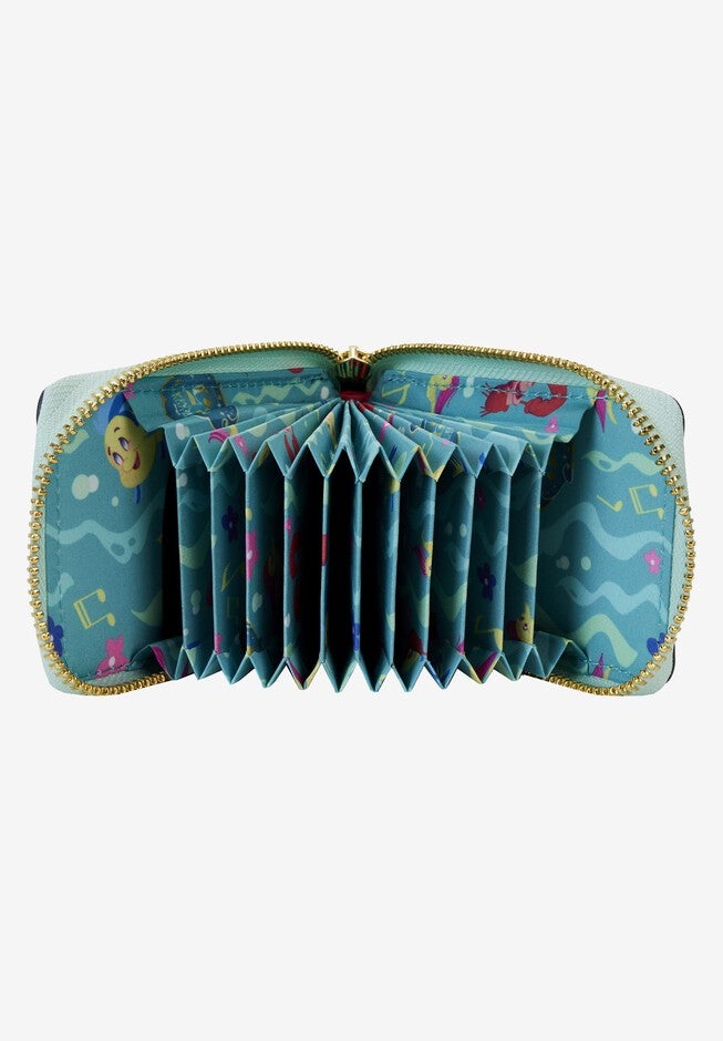 Loungefly X Disney The Little Mermaid Accordion Wallet, , alternate image number null
