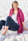 Stretch Cotton Capri Legging, , alternate image number null