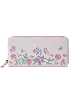 Loungefly x Disney Piglet Floral Zip Around Wallet Winnie The Pooh