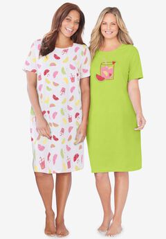 2-Pack Short-Sleeve Sleepshirt