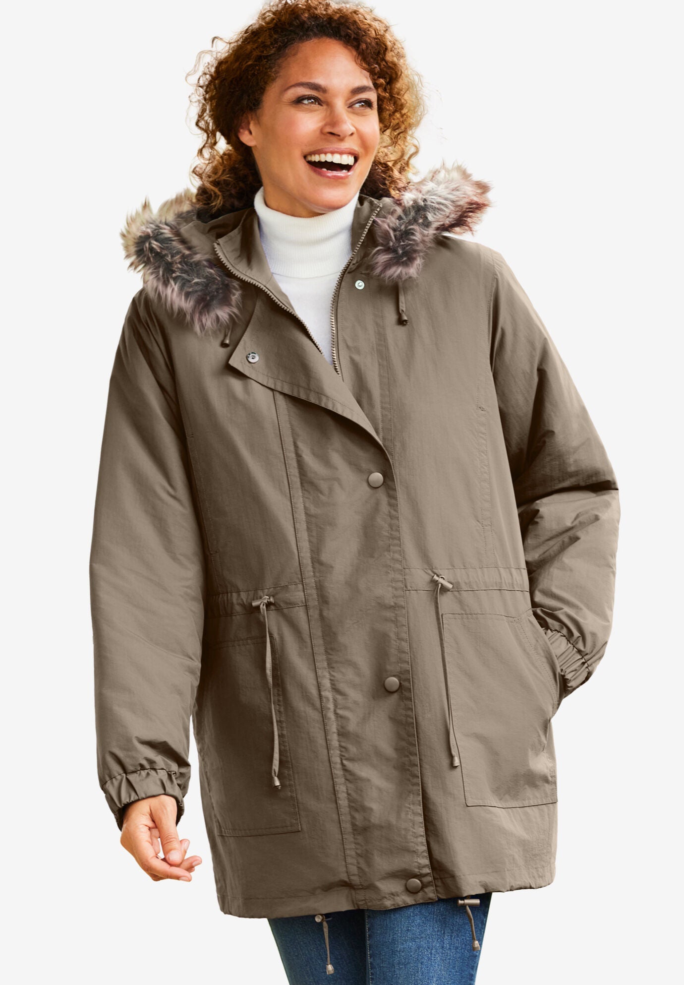 Anorak with a hood on sale