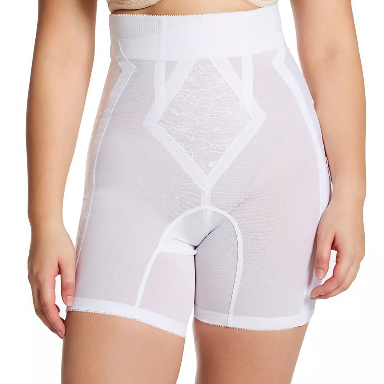 High Waist Leg Shaper Extra Firm Shaping 696, WHITE, hi-res image number 0