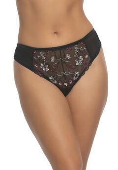 Allure Embroidered Thong