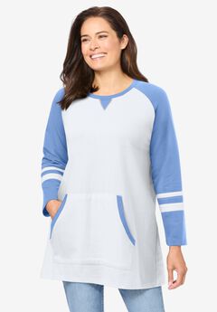 Plus Size Raglan Sleeve Tops