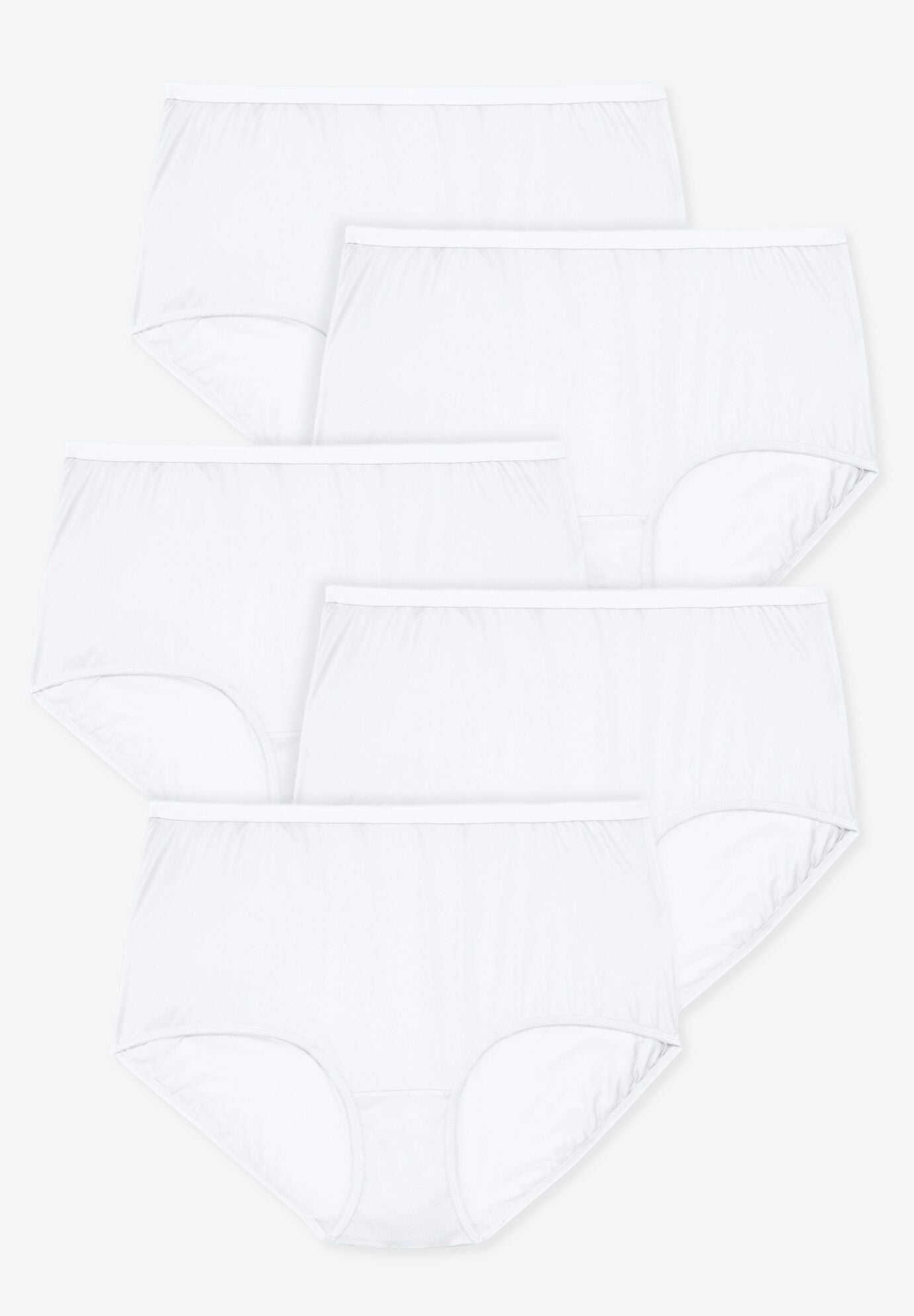 Nylon Brief 5 Pack Woman Within