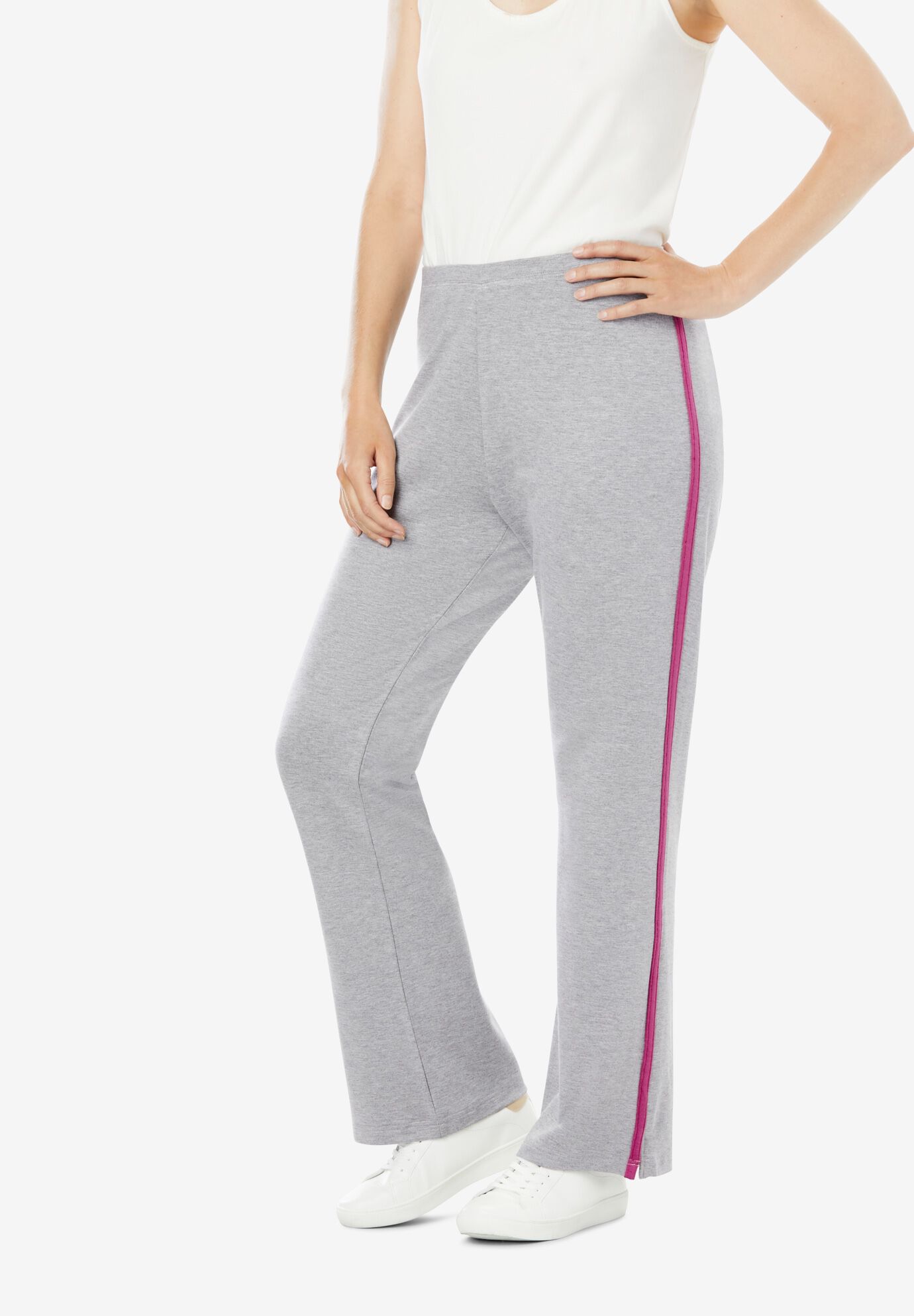 woman within bootcut yoga pants