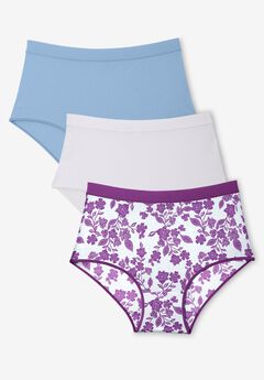 Cotton/Spandex Panty 3-Pack