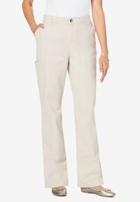 Corduroy Straight Leg Stretch Pant Woman Within