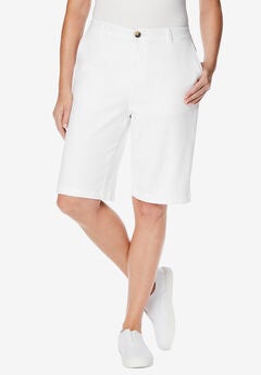 Adjustable Waist Chino Short