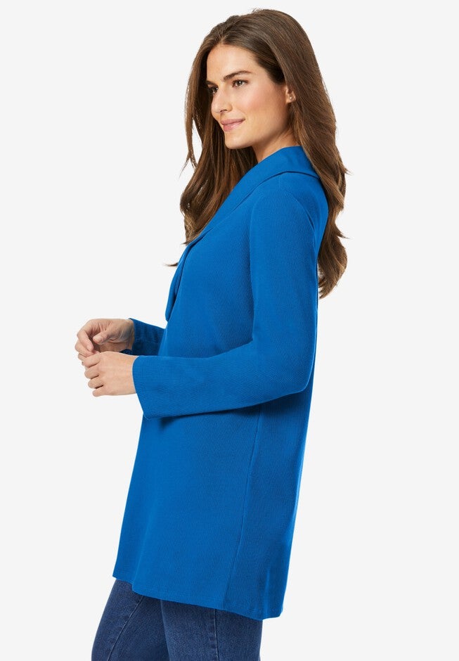 Thermal With Shawl Collar, , alternate image number 2