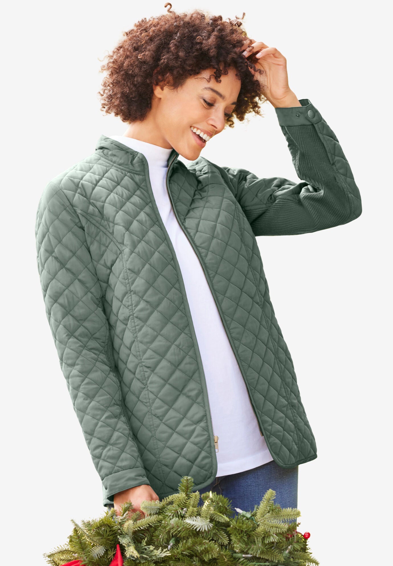 woman within plus size jackets