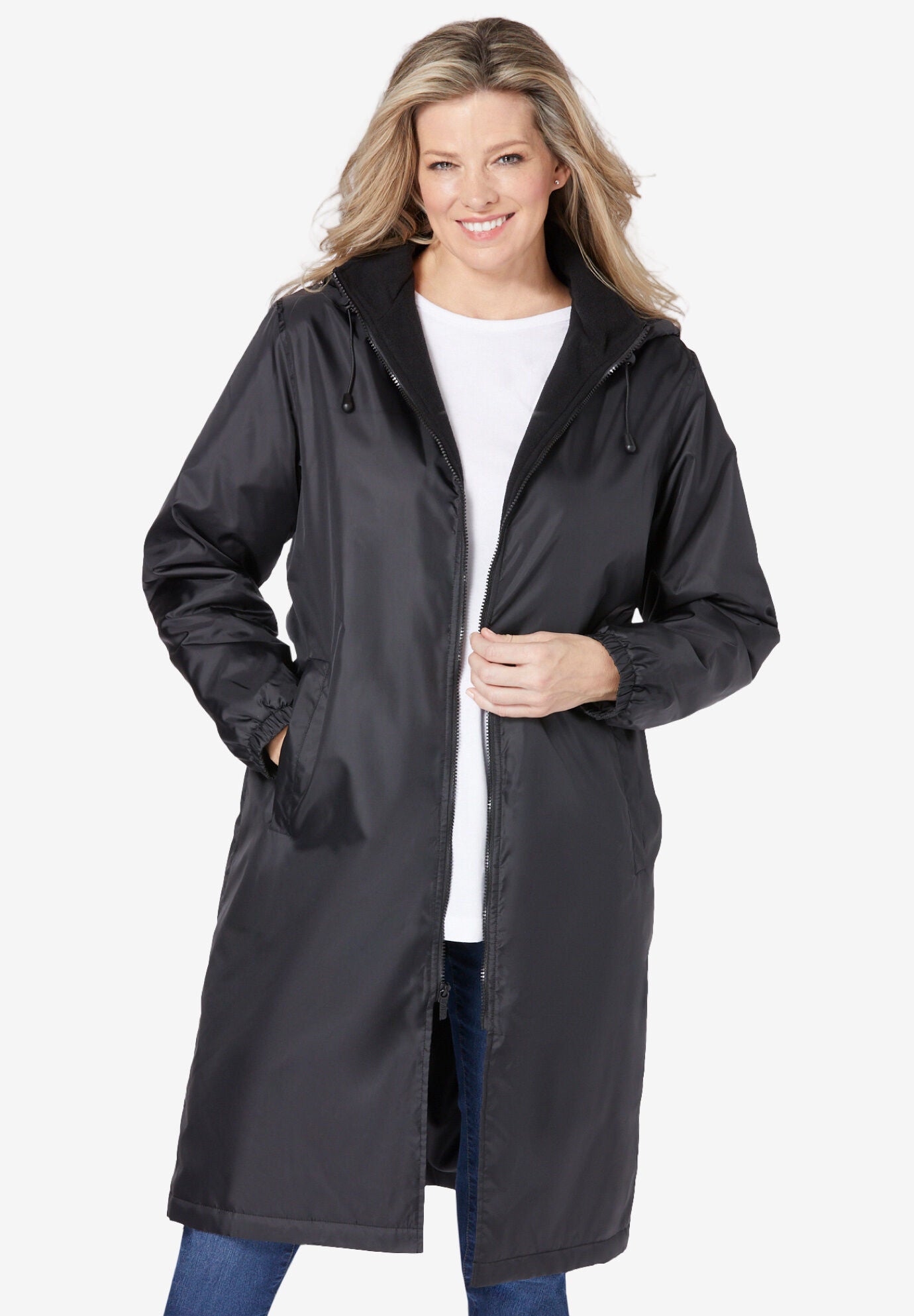 Woman within rain jackets hotsell