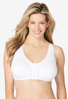 Cotton Front-Close Wireless Bra