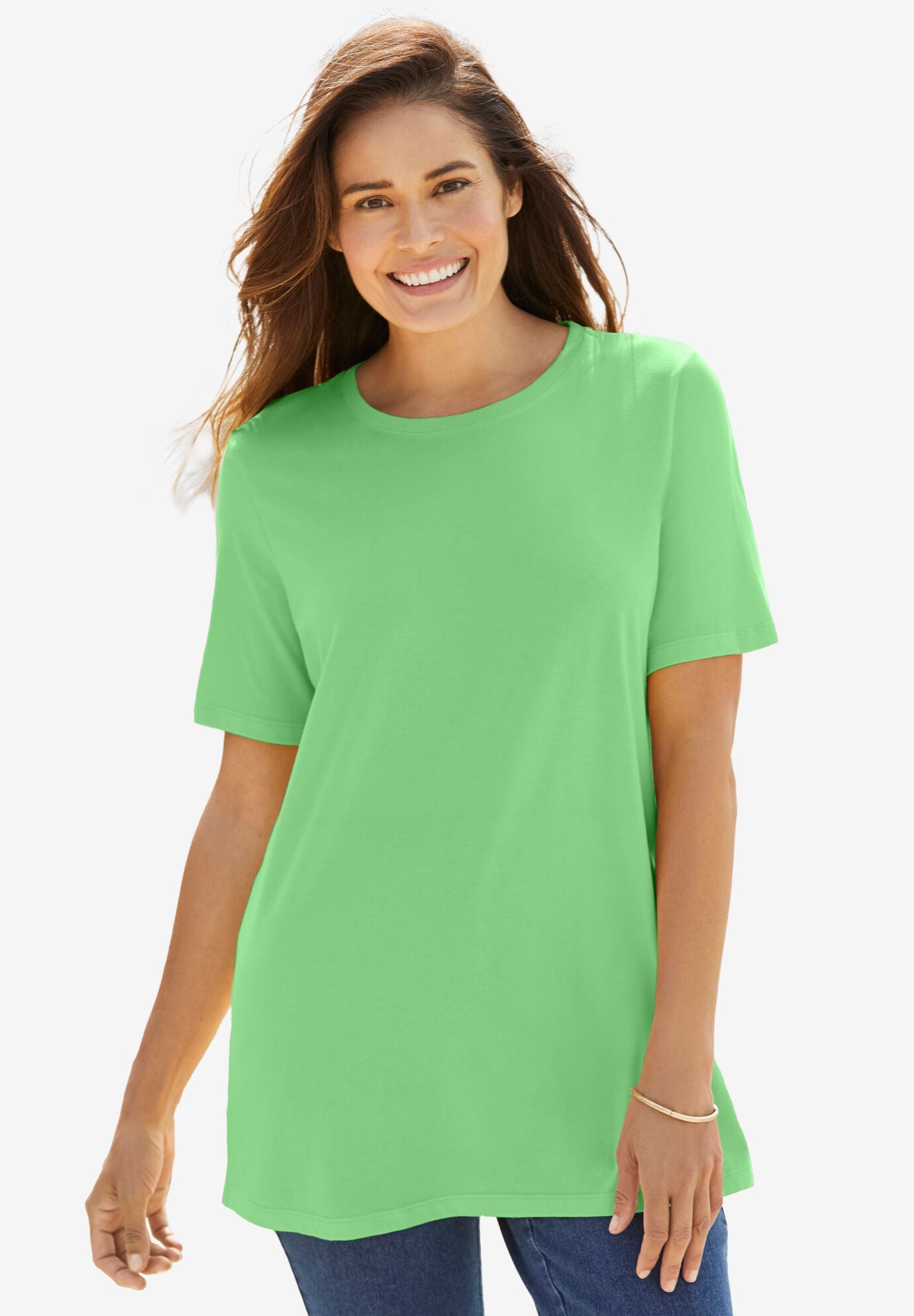 short sleeve crew neck