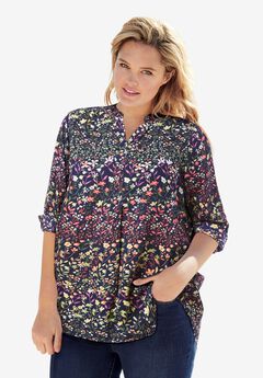 Plus Size Rayon Shirts