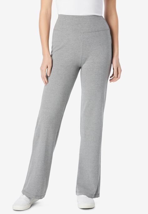 Stretch Cotton Wide Leg Pant | Woman Within