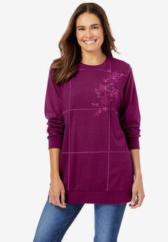 Patchwork Embroidered Top