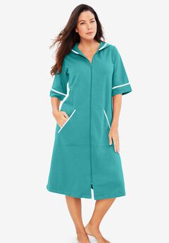 Short French Terry Robe