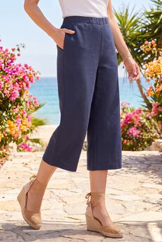 Linen Capri
