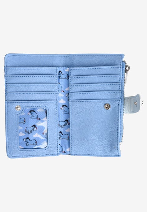 Loungefly X Disney Women'S Eeyore Snap Flap Wallet Clouds Wallet, , alternate image number null