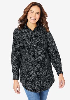 Plus Size Black Shirts