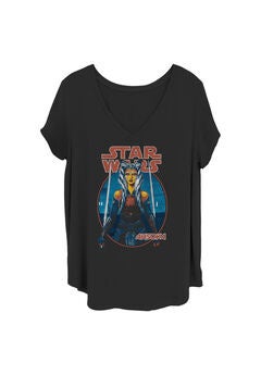 Ahsoka Twin Sabers V-Neck T-Shirt