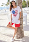 Americana Kangaroo Pocket Tee, , alternate image number null
