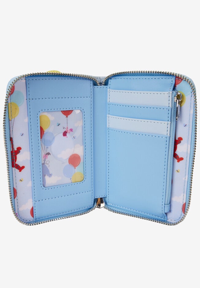Loungefly X Disney Eeyore & Piglet With Balloons Zip Around Wallet, , alternate image number null
