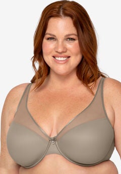 Sheer Mesh Plunge T-shirt Bra