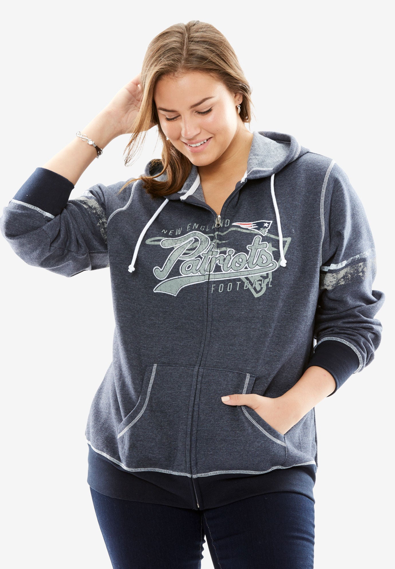 nfl zip up hoodies