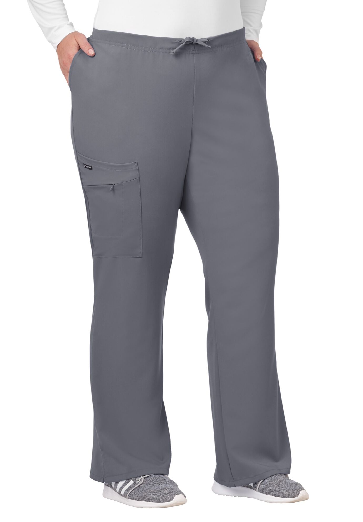 Jockey Scrubs Women&#39;s Favorite Fit Pant, PEWTER, hi-res image number 0