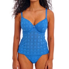 Nomad Nights Underwire Plunge Tankini Top