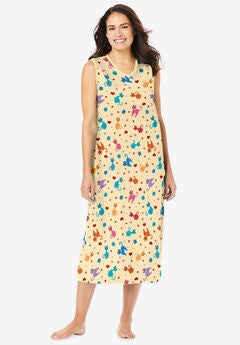 Long Sleeveless Sleepshirt
