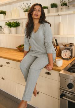 Plus Size Short Sleeve Pajamas